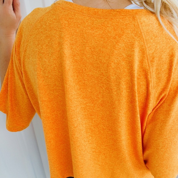Into You Round Neck Top-Vibe Orange - Picture 3 of 4